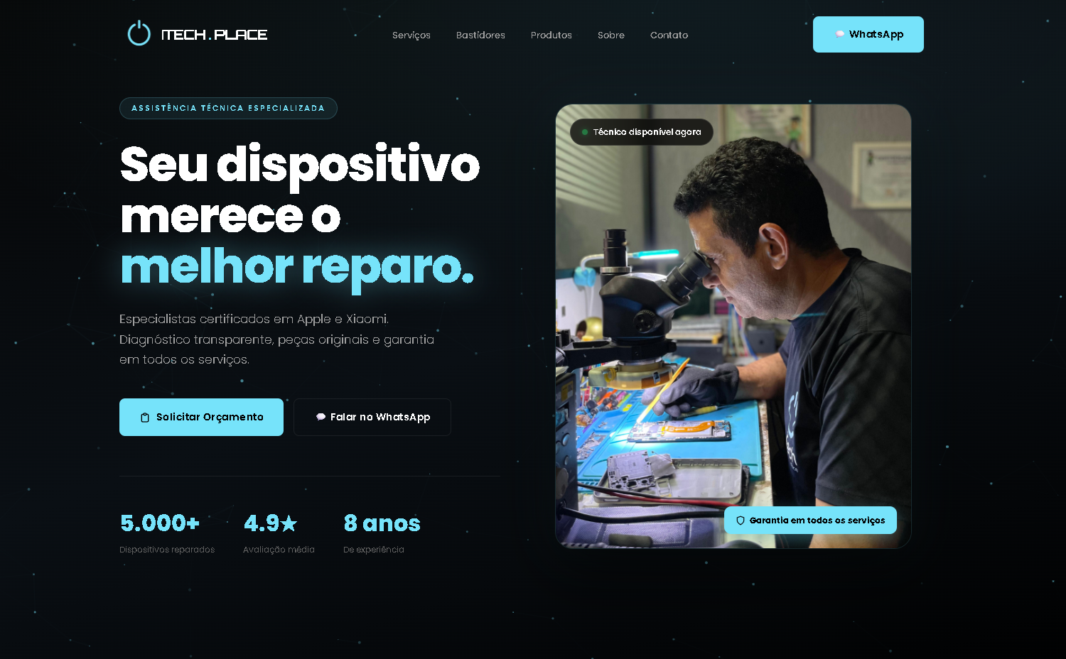 iTech Place — Landing Page